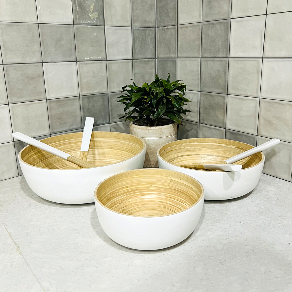 Lustrous Stone Circular Serving Dish (Set of 3)